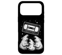 Cosmic VHS Tape with Howling Retro Rats Fantasy Coque pour iPhone 17 Pro Max
