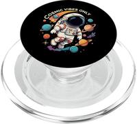 Cosmic Vibes Only Astronaut Space Planets Design PopSockets PopGrip pour MagSafe