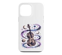 Cosmic Violon Musicien Galaxy Art Coque pour iPhone 13 Pro Max