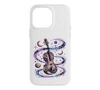 Cosmic Violon Musicien Galaxy Art Coque pour iPhone 14 Pro Max