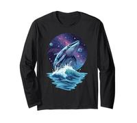 Cosmic Whale Tail Ocean, Galaxie, rêve Infini Manche Longue