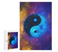 Cosmic Yin Yang Art Print-1 Puzzle 1000 Pièces Educa Jouet en Bois Cadeau Unique Décoration Intérieure Jeu Éducatif Challenge Toy Adultes Et Enfants À Partir De 14 Ans 1000 PCS