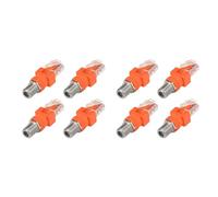 Cosmin Adaptateur Coaxial Vers Ethernet, Lot de 8 Convertisseurs Coaxial RF F Vers RJ45 Mâle pour Testeur de Ligne