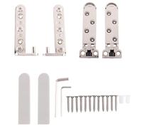 Cosmin Charnières de porte invisibles réglables pour utilisations graves vers le haut et vers le bas avec rotation de l'arbre pivotant raccords pour meubles pour portes en bois