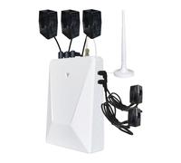 Cosmin Graffiti Smart Life WIFI Compteur Électrique Triphasé 4 Fils avec 5 Transformateurs Moniteur Solaire Portable en Temps Réel, 300A