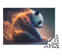 Cosmique Panda Fantasy 1000 Pièce Carton Robuste Puzzle Classique pour Adultes Enfants Impossible Difficile Défiant Décompression Et Décoration Murale Idée Cadeau 70x50cm/1000pcs