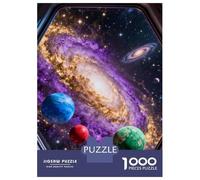 Cosmique Puzzle 1000 Pièces Univers Puzzle en Carton Qualité Premium Puzzle Adulte Difficile Puzzle Familial Vacances 70x50cm/1000pcs