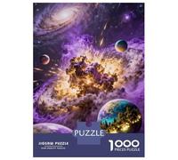 Cosmique Puzzle 1000 Pièces Univers Puzzle en Carton Qualité Premium Puzzle Adulte Difficile Puzzle Familial Cadeau 52x38cm/1000pcs
