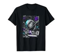 Cosmique Uranus Monde Annelé Uranus T-Shirt Graphique avec Valeur
