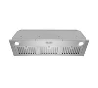 COSMO COS-36IRHP Hotte aspirante Lumin Collection 380 CFM, avec commande par bouton, éclairage LED, acier inoxydable