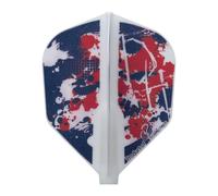 COSMO DARTS Fit Flight Dustin Holt White Mix Shape - Ailettes de fléchettes