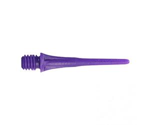 Cosmo darts lot de 50 pointes fit point plus violet 2 bas 25 mm