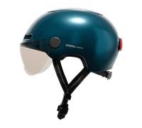 Cosmo Fusion+ Taille M, Bleu Navy- Casque avec éclairage Vélo Arrière Intelligent et Connecté - Assurance Individuelle ALLIANZ offerte durant 1 an