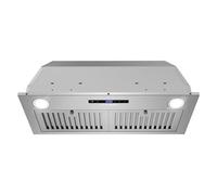 COSMO Lumin Collection COS-30IRHS Hotte aspirante à insert conduit 380 CFM avec commandes tactiles et lumières LED en acier inoxydable 76,2 cm