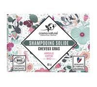 COSMO NATUREL-Shampoing solide Cheveux gras Étui 85 g vert