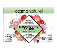 Cosmo Naturels Shampoing Solide Cheveux Colorés Rose Argan Bio 85g