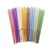 COSMOBETTY 16 Pièces Bougies Auriculaires en Cire Naturelle Ligne de Sécurité pour Améliorer le Sommeil et Réduire les Acouphènes, Kit de Cônes pour Nettoyage de L'oreille