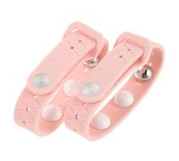 COSMOBETTY 2 Pièces Bracelets Anti-nausée Ajustables Bandes Acupression pour Transports et Nausées du Matin Soulagement Naturel pour Croisière et Voyage Mer Rose