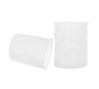 COSMOBETTY 2 Pièces Moule Silicone Cylindre Abeille Nid Abeille Fleur Moule DIY Bougie Parfumée Cire Abeille Savon Résine Argile Artisanat