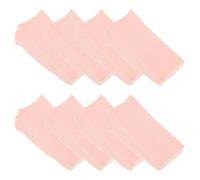 COSMOBETTY 8 Éponges à Manucure Dégradées pour Nail Art Triangulaire, Éponge Absorbante et Élastique en Mousse Rose, Lot de 8 pour Décoration Professionnelle des Ongles