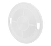 COSMOBETTY Couvercle de Skimmer Piscine Rond 23 cm en ABS Blanc, Remplacement précis, Protection de sécurité, pour Piscine enterrée