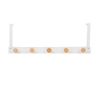 COSMOBETTY Crochet sans Clou en Fer Blanc pour Porte Patère de Porte Élégante et Gain de Place pour Suspendre Paquet et Vêtements