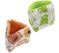 COSMOBETTY Maison pour Hamster et Furet en Coton Doux, Lot de 2, Cabane Chaude et Sûre Pouvant être Installée en Cage ou Autre Part