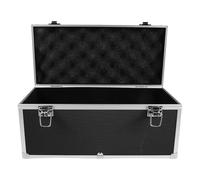 COSMOBETTY Malette en Alliage D'aluminium Noir avec Loquets Métalliques Pratiques, Rangement Polyvalent pour Équipements Électroniques et Matériel Audio sur Sites de Travail