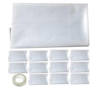 COSMOBETTY Paquet de Trempage Accessoire Indispensable pour Sabots de Cheval et Âne en Nylon Blanc, Kit de Soin Fiable et Pratique pour L'entretien des Sabots pour L'équitation