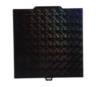 COSMOBETTY Plaque Chauffante Flexible en Acier avec Surface Unique à Motifs Étoiles et Confettis pour Imprimante 3d, Résistante la Chaleur, Facile à Retirer, en Pvc Noir Double Face