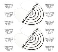 COSMOBETTY Protège-cuir Chevelu Outil Pratique et Robuste en Plastique Échelle Lot de 50 pour Extensions de Cheveux, pour Coiffeurs Professionnels en Salon