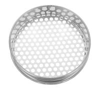 COSMOBETTY Tamis de Jardin en Acier Inoxydable Filet à Mailles Rondes 10mm, Compact pour Tamiser Terre, Compost et Pierres, Outil pour Jardinage