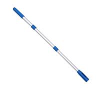 COSMOBETTY Tige télescopique pour Piscine en Alliage d'aluminium Bleu, 3 Sections de 85 cm, Barre réglable pour Filet de récupération et Plantes Aquatiques en Bassin