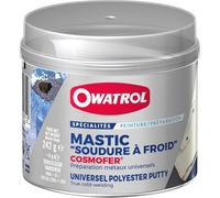OWATROL - COSMOFER - Mastic polyester universel blanc tous supports - 1000 G