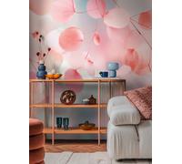 Cosmoliving - Motivtapete Avec Résumé Blättermotiven dans La Tons Pastel