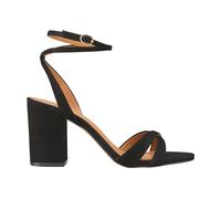 Cosmoparis - Sandale à Talon en Nubuck Noir Flora - Femme - Chaussures - Noir - Taille: 40 EU