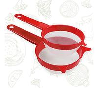 Cosmoplast 2 passoires de cuisine ø 12 ø 14 cm, maille fine en nylon. 100% fabriqué en Italie