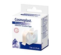 Cosmoplast - 540102 - Sparadrap peaux sensibles avec dévidoir - 5 m x 2.5cm
