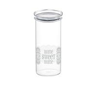 COSMOPLAST homesweethome Bocal, Lt 2.2, Plastique, Blanc, 12.5 x 12.5 x 28 cm