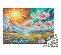 Cosmos bipenné Puzzle 1000 Pièces Educa Jouet en Bois Divertissement Créatif De l'art De La Décoration Fleur Multicolore Fleur colorée Jeu Éducatif Challenge Toy Adultes 38x26cm/1000p