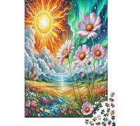 Cosmos bipenné Puzzle 1000 Pièces Educa Jouet en Bois Divertissement Créatif De l'art De La Décoration Fleur Multicolore Fleur colorée Jeu Éducatif Challenge Toy pour Adultes Et Enfants À Part