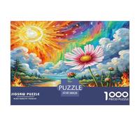Cosmos bipinnatus Jigsaw Puzzle 1000 Pièces Adapter Les Adultes Ou Les Familles Ensemble Puzzles Difficiles Cadeaux pour Adultes 100% Carton Recyclé Puzzle Décoratif 38x26cm/1000pcs