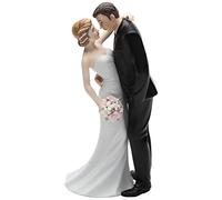 Cosmos Cadeaux 33266 Figurine Couple de Mariage en céramique, 17,8 cm