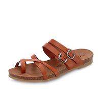 Cosmos Comfort Femme 6106-801 Sandale Plate, Kastanie, 38 EU