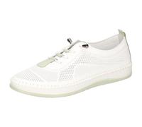 Cosmos Comfort Femme 6310-301 Basket, Blanc, Vert Pastel, 38 EU