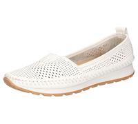 Cosmos Comfort Femme 6316-401 Mocassin, Blanc, 41 EU