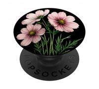Cosmos Fleur Nom Scientifique Vintage Illustration Fleurs PopSockets PopGrip Adhésif