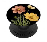 Cosmos Fleur Nom Scientifique Vintage Illustration Fleurs PopSockets PopGrip Adhésif