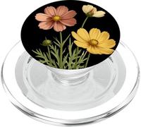Cosmos Fleur Nom Scientifique Vintage Illustration Fleurs PopSockets PopGrip pour MagSafe