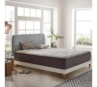 COSMOS - Matelas Jupiter 160x200-30 cm très épais - Accueil Mousse Mémoire de Ferme + Blue Latex - Confort Ferme - Réversible - Soutien 7 Zones - Couchage Indépendant - Fabrication Européenne